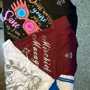 Harry Potter women's cut XS V-neck T-shirt bundle!